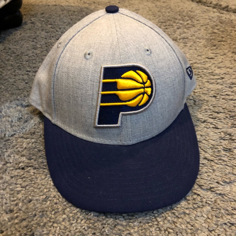 NBA Mens Fitted Gray/black Cap, Size 7-1/2
